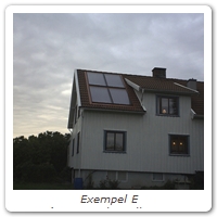 Exempel E
(2+2 Paneler Villapaket)